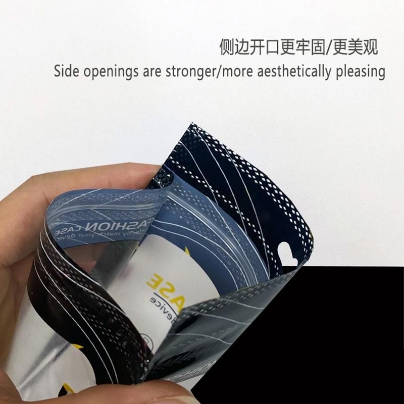 Phone Case Packaging Black Plastic Bag Clear Zipper Bags