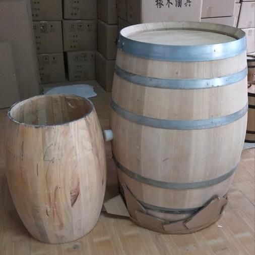 250L Oak Wine Barrel Wooden Barrel Wooden Box Beer Ask Keg