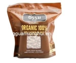 Organic Rice Packing Bag/Plastic Rice Bag with Zipper
