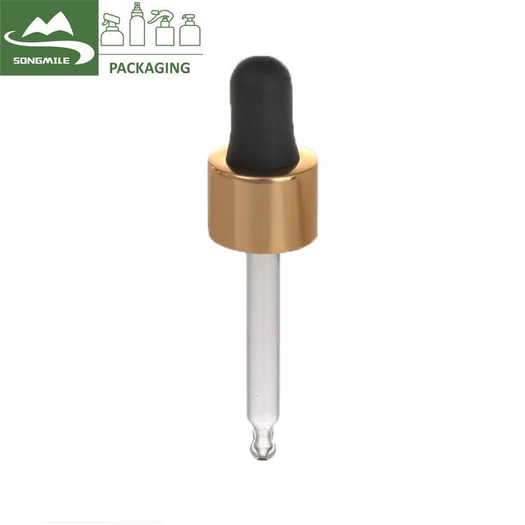 Rubber Pipette Essential Oil White Matte Dropper