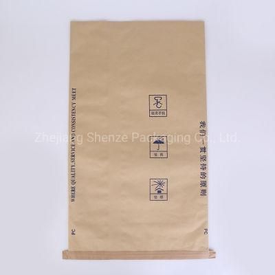 Kraft Paper Bag for Chemical Charcoal Green Briquette