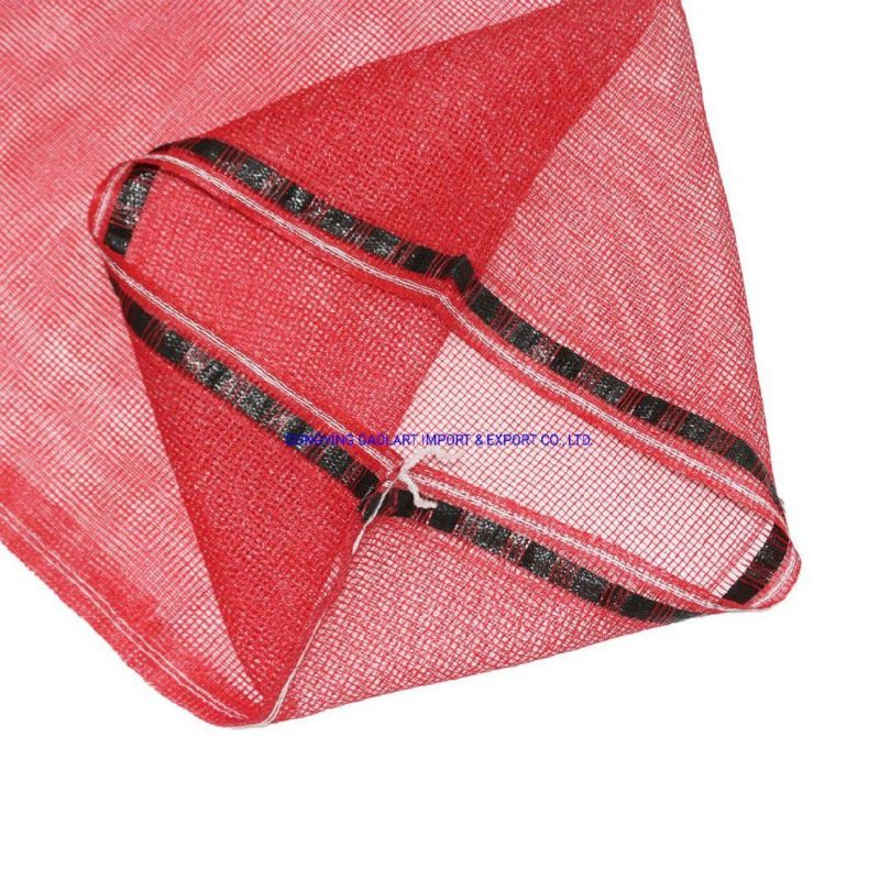 L-Sewing PP Leno Onion Mesh Bag for Vegetable with Drawstring