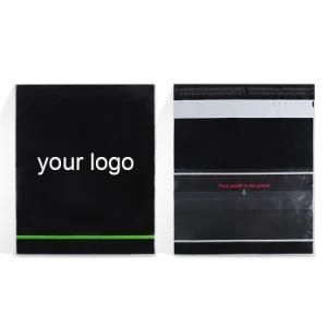 Guangzhou Manufacturer Made Black Mailer Envelope Plastic Mail Bag with Pocket