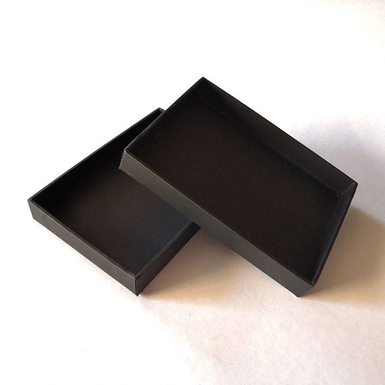 China Supplier Black Cardboard Gift Box with Lid