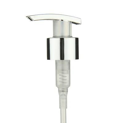 28/400 UV Coating Aluminum Matt Gold Collar Lotion Pump