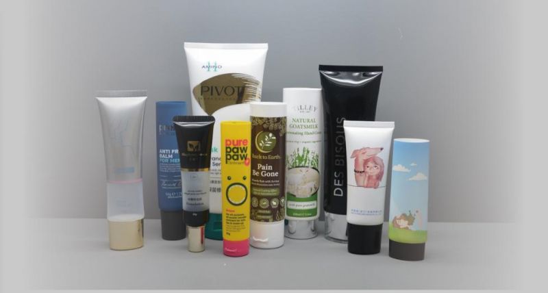 Empty Body Cream Tube Squeeze Cosmetic Body Lotion Container Skin Care Cream Tube Packaging Round Tubes