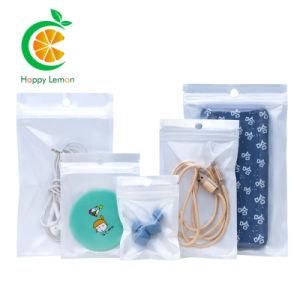 Reusable Clear Packaging Bags Zip Lock Frosted Zipper Clothing Ziplock Bag