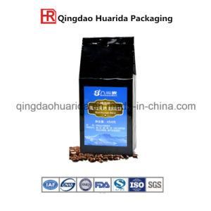 Quad Sealed Plastic Bags for Coffee and Custom Printed