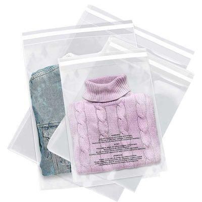 Custom Frosted Zipper Bags CPE Zip Lock Clothing Plastic Packaging Bags with Logos