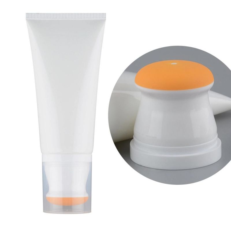 Empty Foundation Bb Cream Tube Packaging with Soft Silicone Applicator