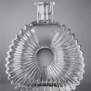 OEM Factory 750ml 3000ml Hot Sale Clear Xo Brandy Spirits Glass Bottle