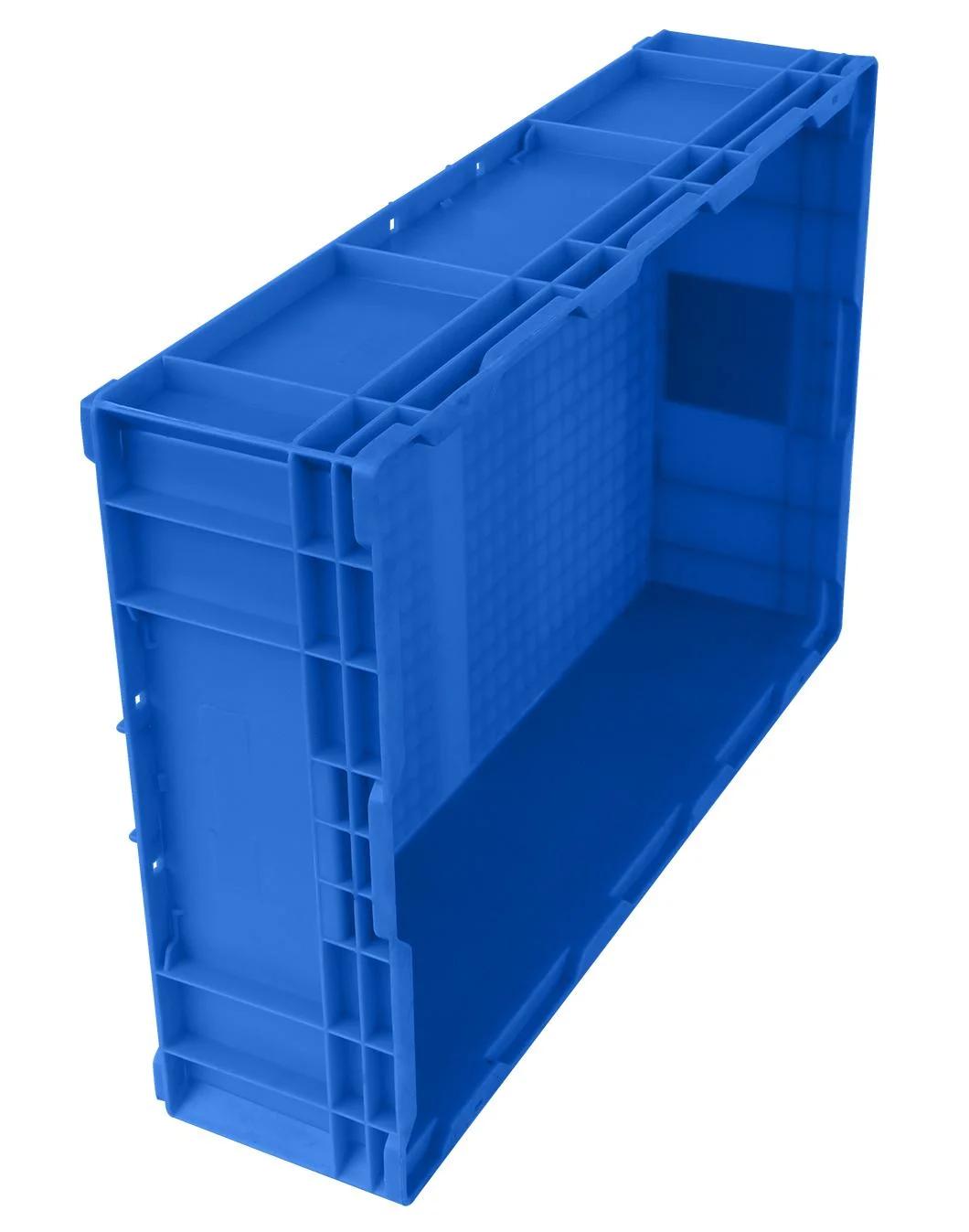HP6b Plastic Turnover Logistics Container Box HP Standard Auto Parts Logistic Box Durable Opaque Plastic Storage Boxes