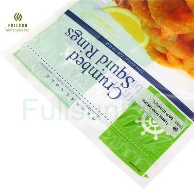 Plastic Food Packaging Transparent Storage Seal Bag Rolls Fruit Rice Meat Vacum Frozen for Sea Food Bags