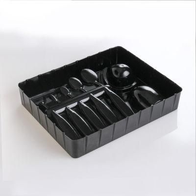 Custom Plastic Material Cutlery Blister Packing Plastic Tray