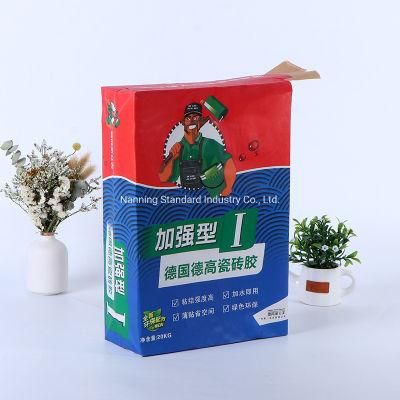 High Strength Custom Printing Cement Paper Bag for Cemento Chemical Glue