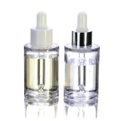30ml Cosmetic Transparent Essential Oil Glass Serum Dropper Bottles