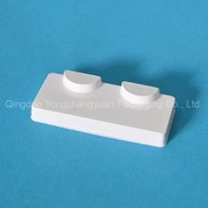 Custom Made 1 Pair PVC Pet White Eyelash Plastic Tray Inner Packaging for Cosmetics