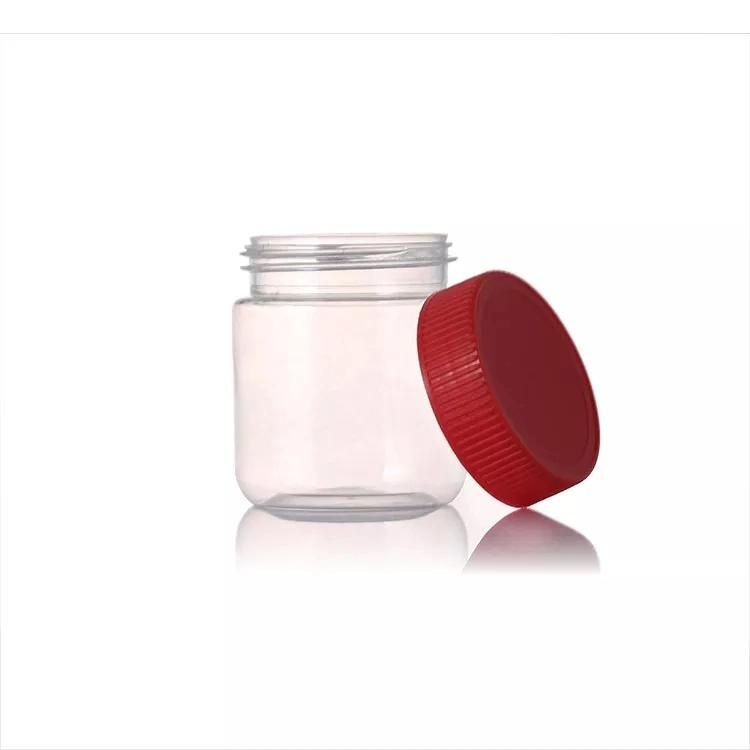 Free Sample Plastic Food Jar with Lid Wholesale Portable Camping Candy Cookies Nut Airtight Jar