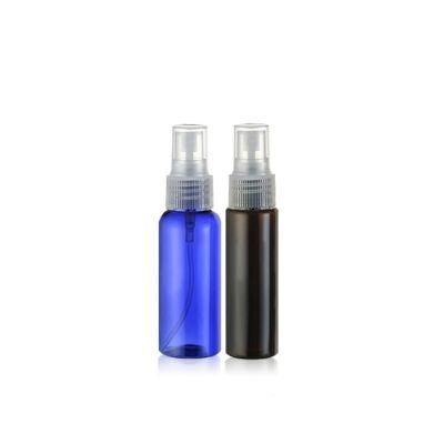 Hot Sale 60ml Pet Plastic Spray Bottles Amber Clear Blue Bottles 50ml