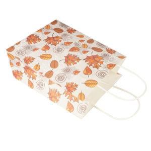 Die Cut Handle Kraft Paper Packaging Bag with Logo Print