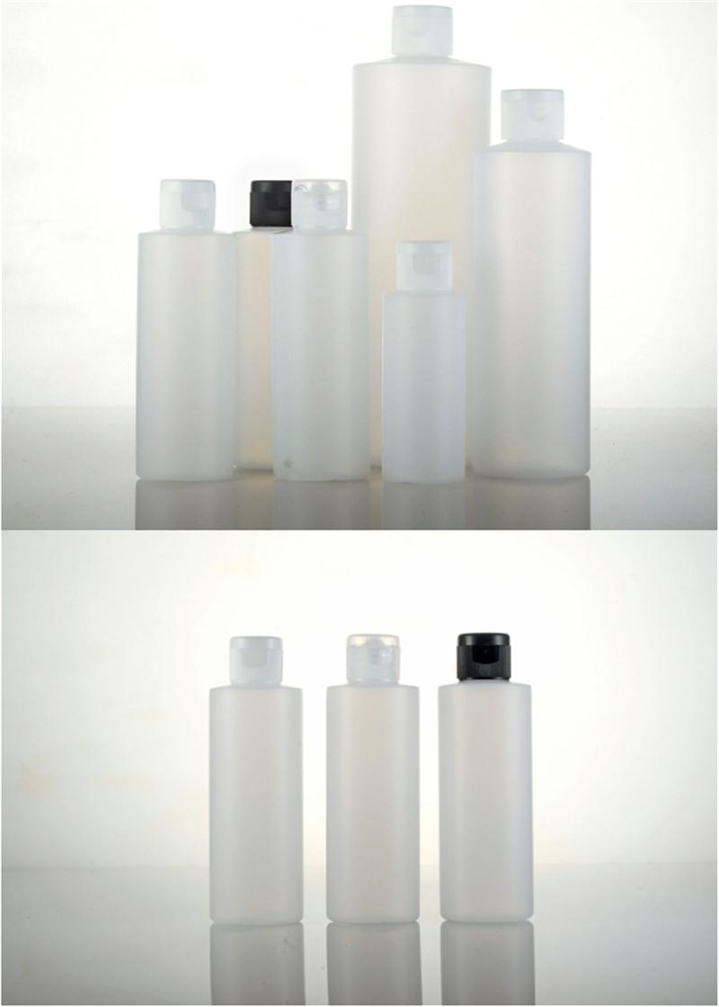 250ml Flat Shoulder Plastic HDPE Shampoo Bottle with Flip Cap