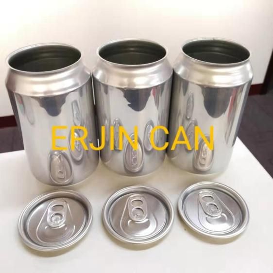 Erjin Printed Aluminum Beer Can and 202 Lid