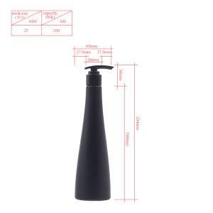 300ml Pet Irregular Shape Shampoo Bottle Cosmetic Wash Protect Packaging
