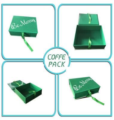 Cardboard Paper Green Offset Printing Gift Jewelry Boxes