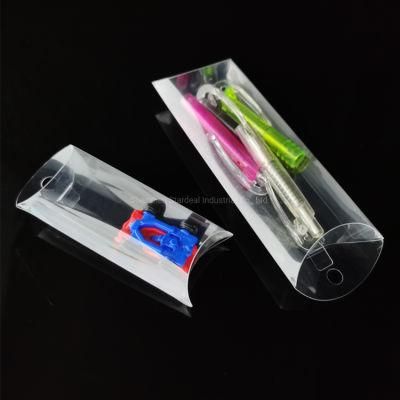 China Custom Pen Needle Tube Clear PVC Transparent Plastic Packaging Printing Box