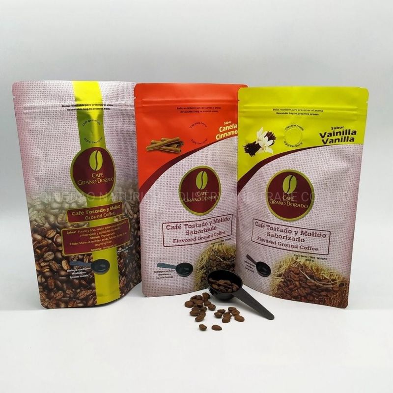 Stand up Pouches with Ziplock and Window 300g Coffee Bag/300g Mylar Bag