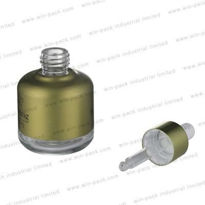 Cosmetic Glass Dropper Bottles with Alu Sleeve 20ml 30ml 40ml