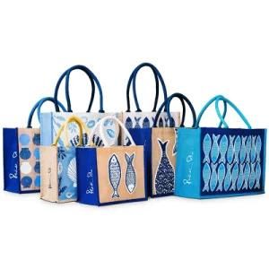 Printed Eco Friendly Shopping Jute Bag