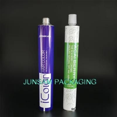 Shinning Ground Coat Foldable Squeeze Aluminum Empty Tube Octagonal Cap Handcream Packaging Price