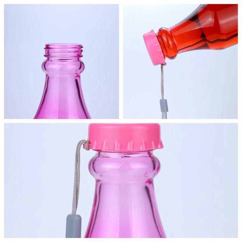 Candy Colors Fashionable Glass Soda Water Bottle 350ml