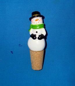 Resin Snowman Bottle Stoppers