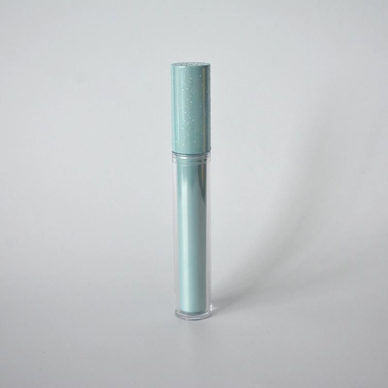 Bamboo Empty Mascara Tube for Cosmetics Skin Care Round Aluminium Mascara Tube Rose Silver Mascara Container