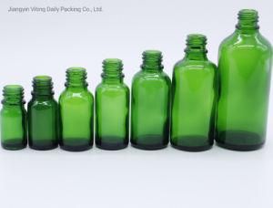 5ml/10ml/15ml/20ml/30ml/50ml/100ml Green Euro Dropper Bottle for Filling Essential Oil