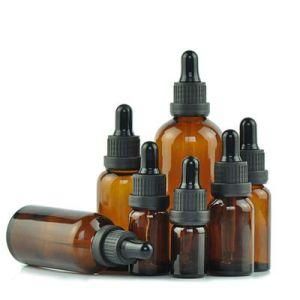 5ml 10ml 15ml 30ml 50ml 100ml Amber Clear Green Blue Glass Round Dropper Bottle Essential Oil Bottle