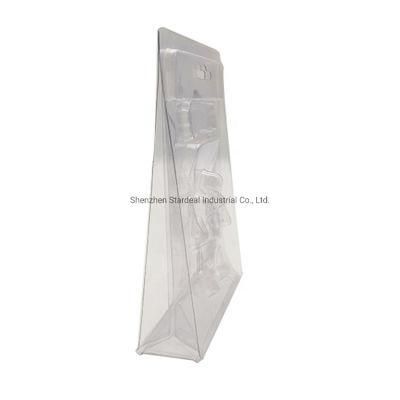 Custom PVC Clear Tri-Fold Stand up Blister Pet Clamshell Packs