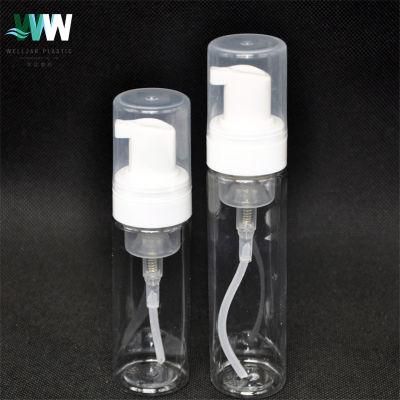 White Facial Cleanser Foaming Pump for PE Plastic Packaging Bottle