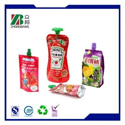 Food Packaging Spout Pouch for Jelly Juice