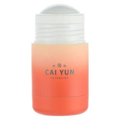 Hot Sale Gradient Color Multicolor OEM/ODM Spot Supply Plastic Deodorant Container