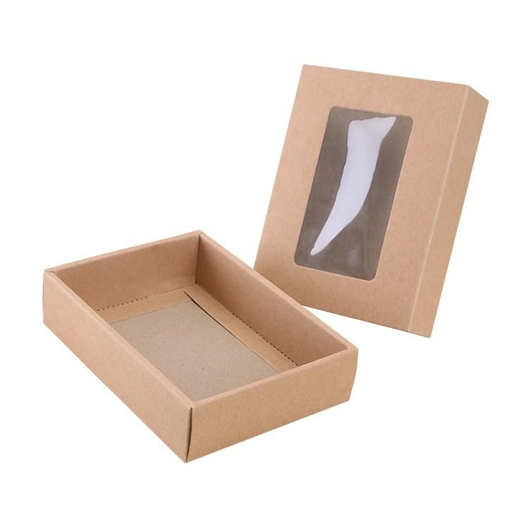 Wholesale Custom Kraft Paper Box with Window