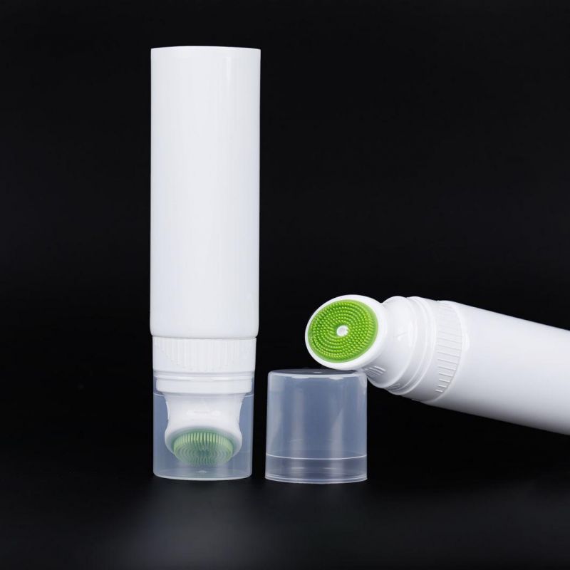 Recycled Plastic Squeeze Cosmetic Tube for Cosmetics Packaging Color Customized