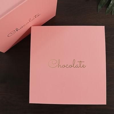2020 Factory Custom Logo New Cookie Gift Boxes Luxury Chocolate Gift Packaging Boxes with PVC Clear Insert