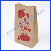 Square Bottom Take Away Brown Paper Bag