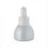 Cosmetic Packaging Gold Base Metal Opal White Essential Oil Glass Bottle with Dropper Bottle Screen Printing Serum Bottle
