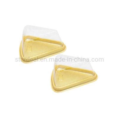 Disposable Pet Clear Blister Triangle Plastic Cake Boxes