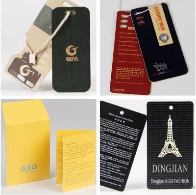 OEM ODM Customized Wholesale Price Garment Textile Hang Tag