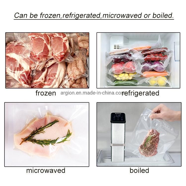 Micro Channel/ Embossed Plastic Food Packaging Vacuum Bag